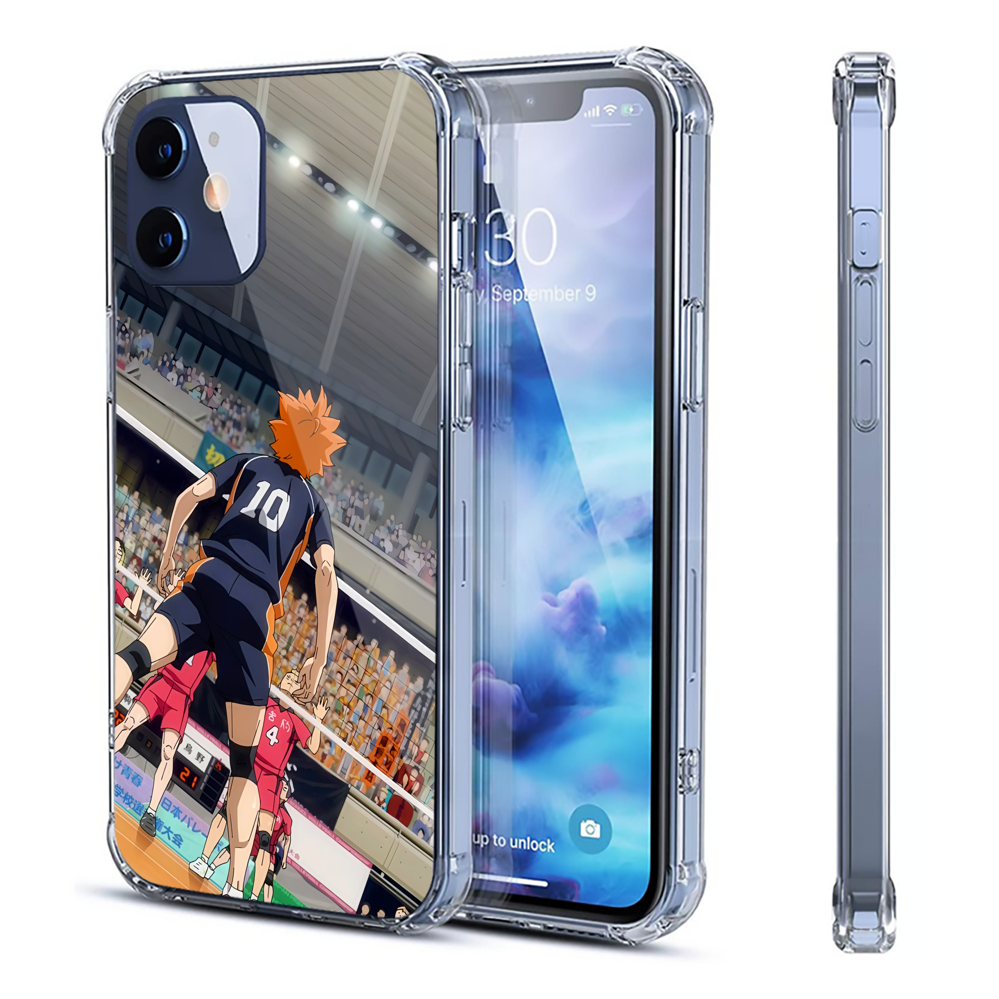（画像用） ハイキュー!! Haikyu!! 【iPhone 12シリーズ対応】透明スマホケース（クリアソフトケース）